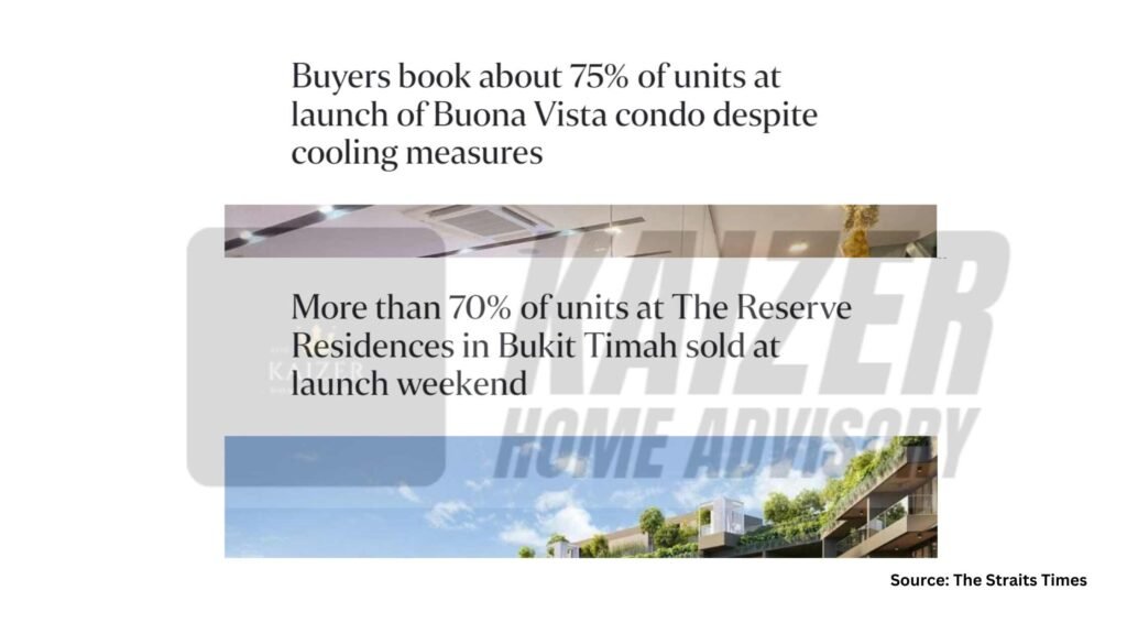 Singapore property prices are high but condo sales are high too
