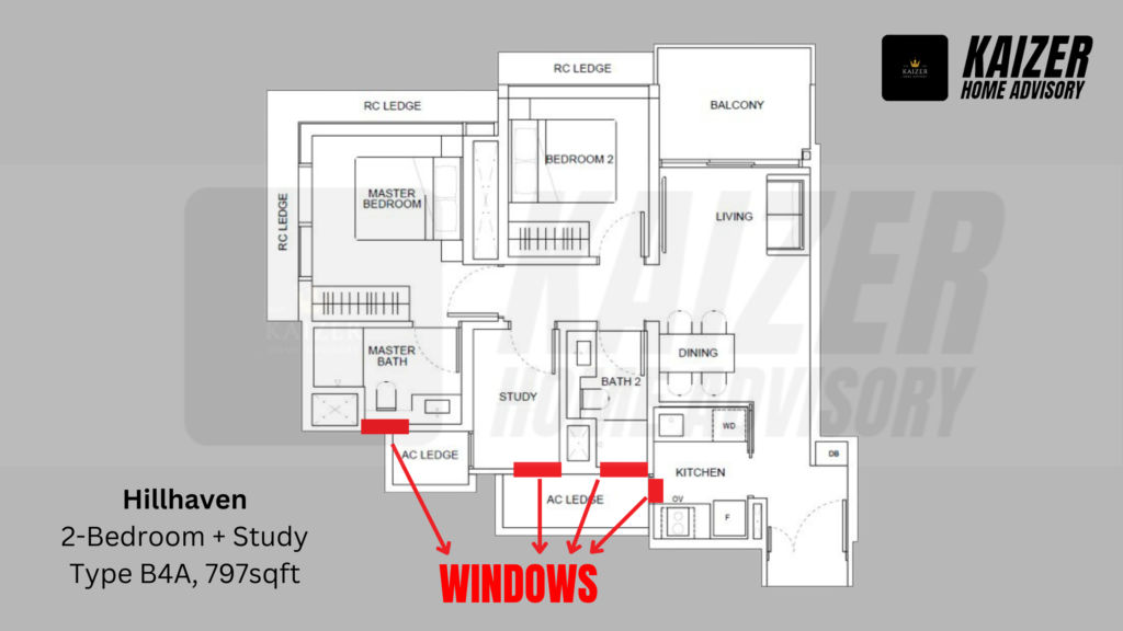 2 bedroom condo buying tips - windows